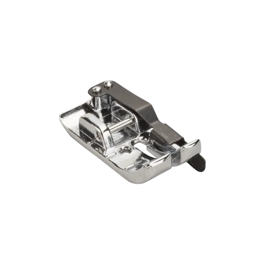 Sewing machine presser foot on a white background