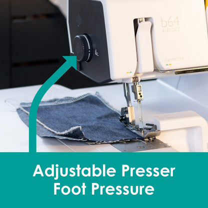 Bernette Sewing Machines Bernette B64 Airlock Overlocker Machine  - The Sewing Studio