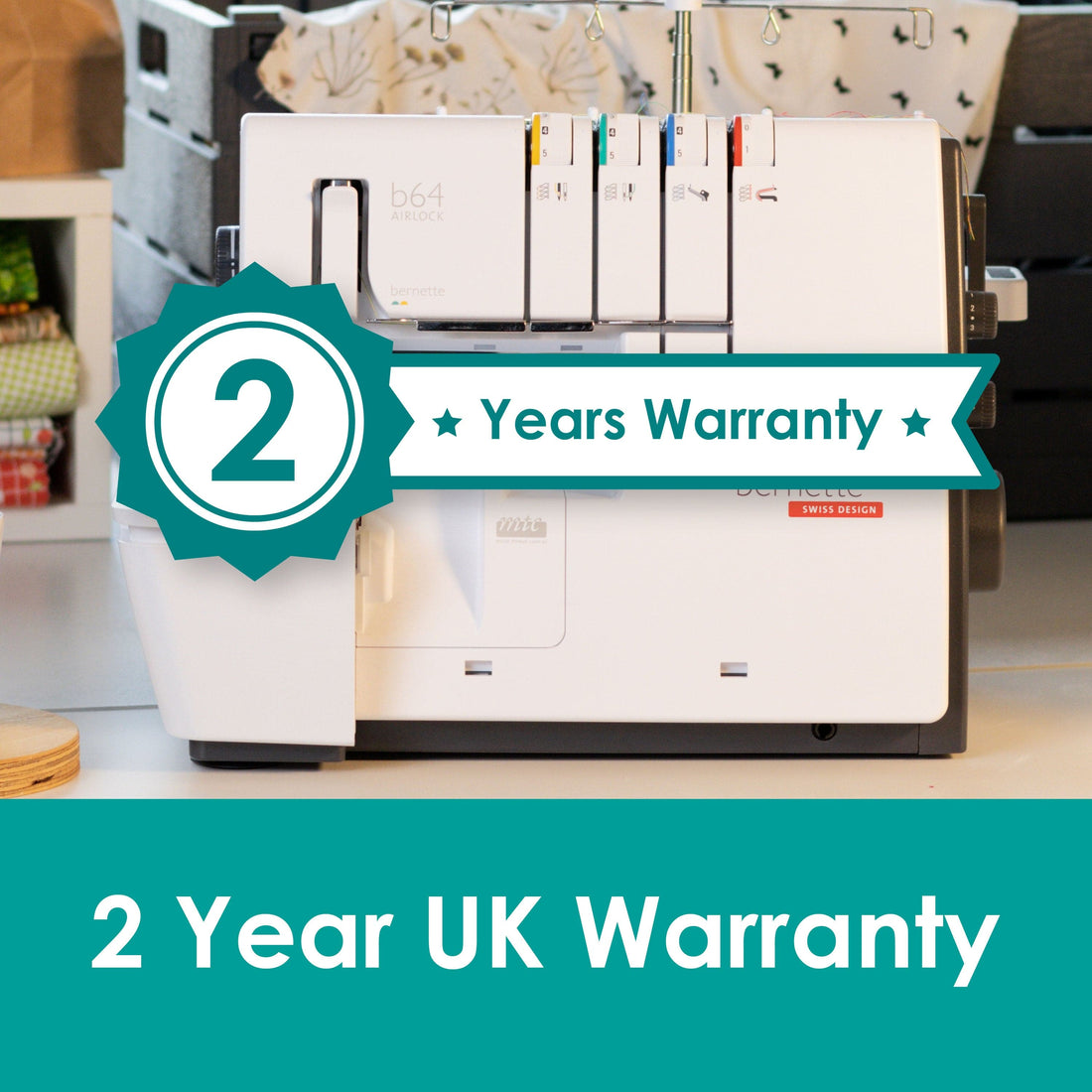 Bernette Sewing Machines Bernette B64 Airlock Overlocker Machine  - The Sewing Studio