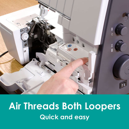 Bernette Sewing Machines Bernette B64 Airlock Overlocker Machine  - The Sewing Studio