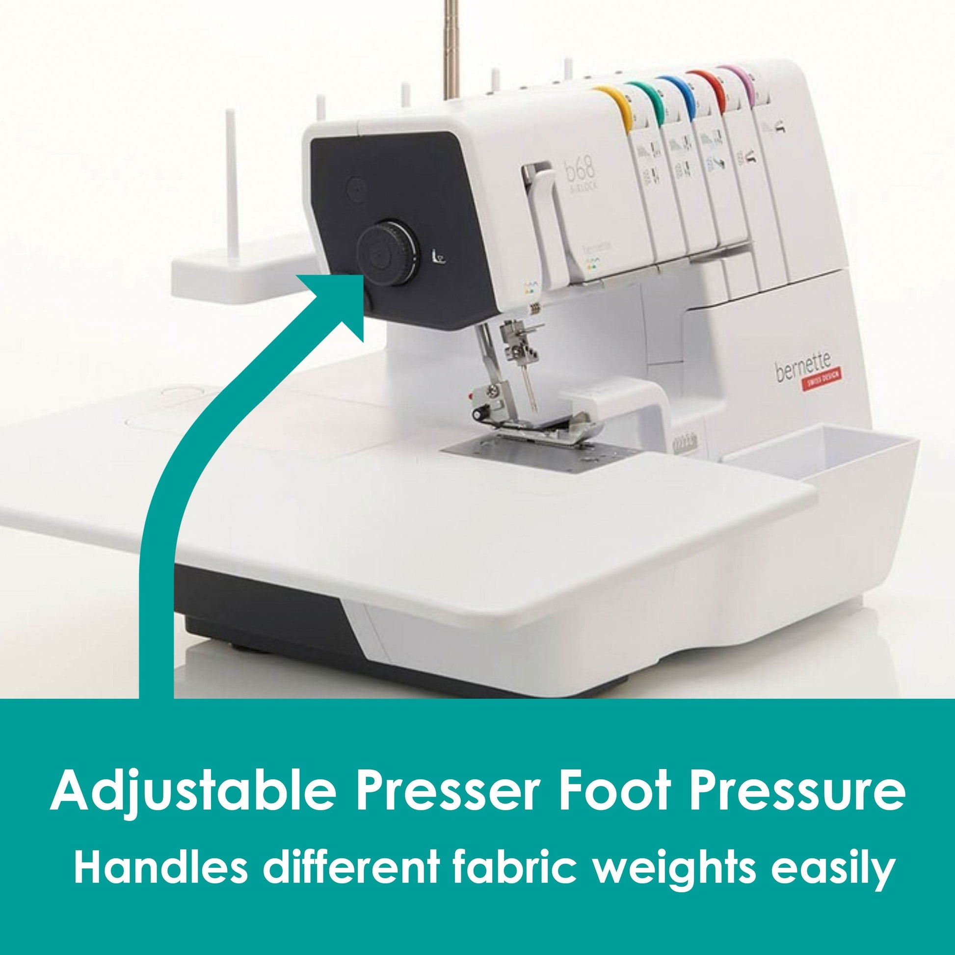 Bernette Sewing Machines Bernette B68 Airlock Overlocker & Coverstitch Machine  - The Sewing Studio