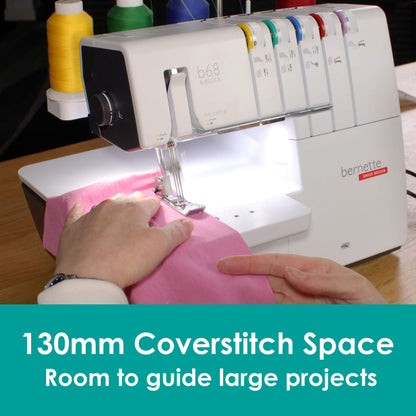 Bernette Sewing Machines Bernette B68 Airlock Overlocker & Coverstitch Machine  - The Sewing Studio