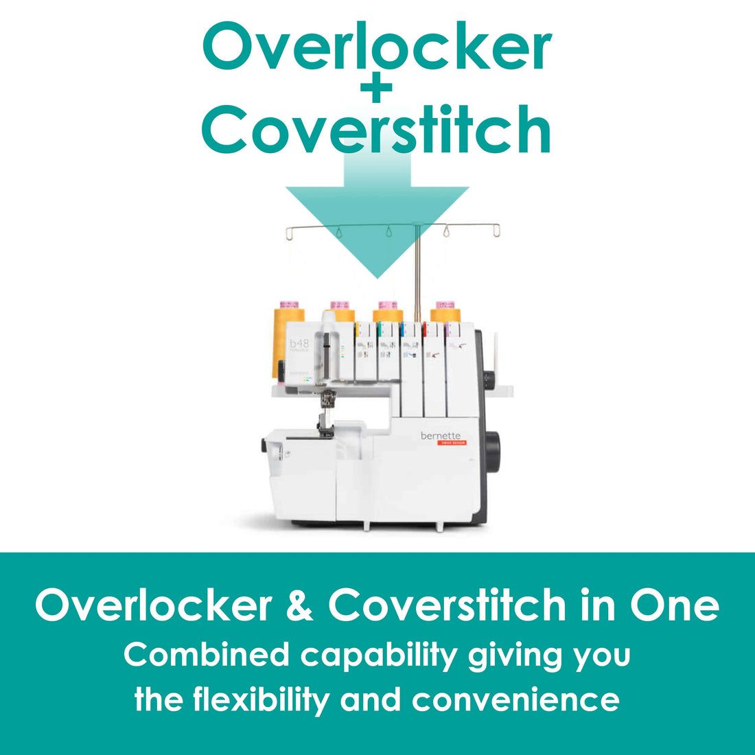 Bernette Funlock B48 Overlocker & Coverstitch Machine