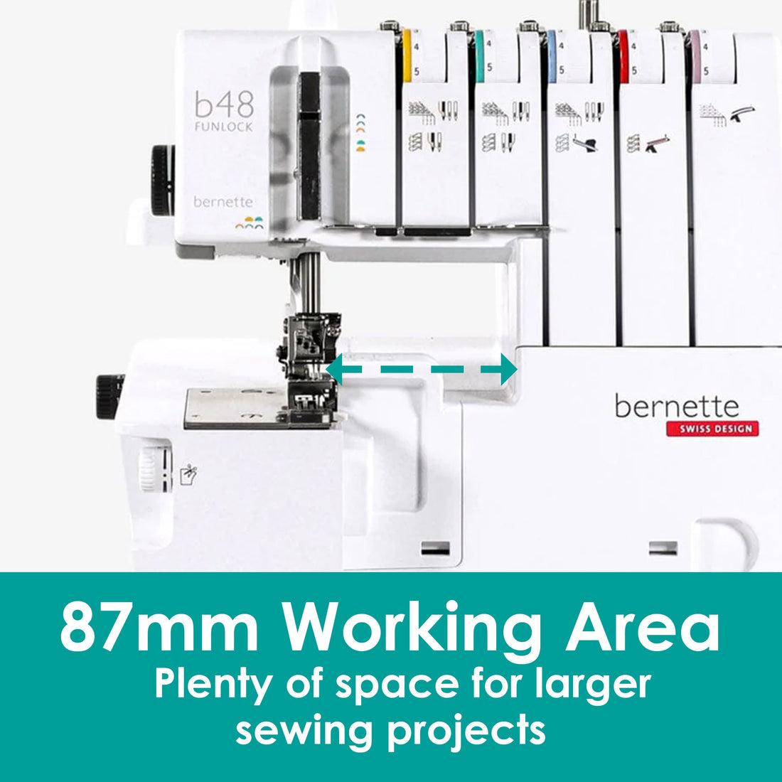 Bernette Funlock B48 Overlocker & Coverstitch Machine