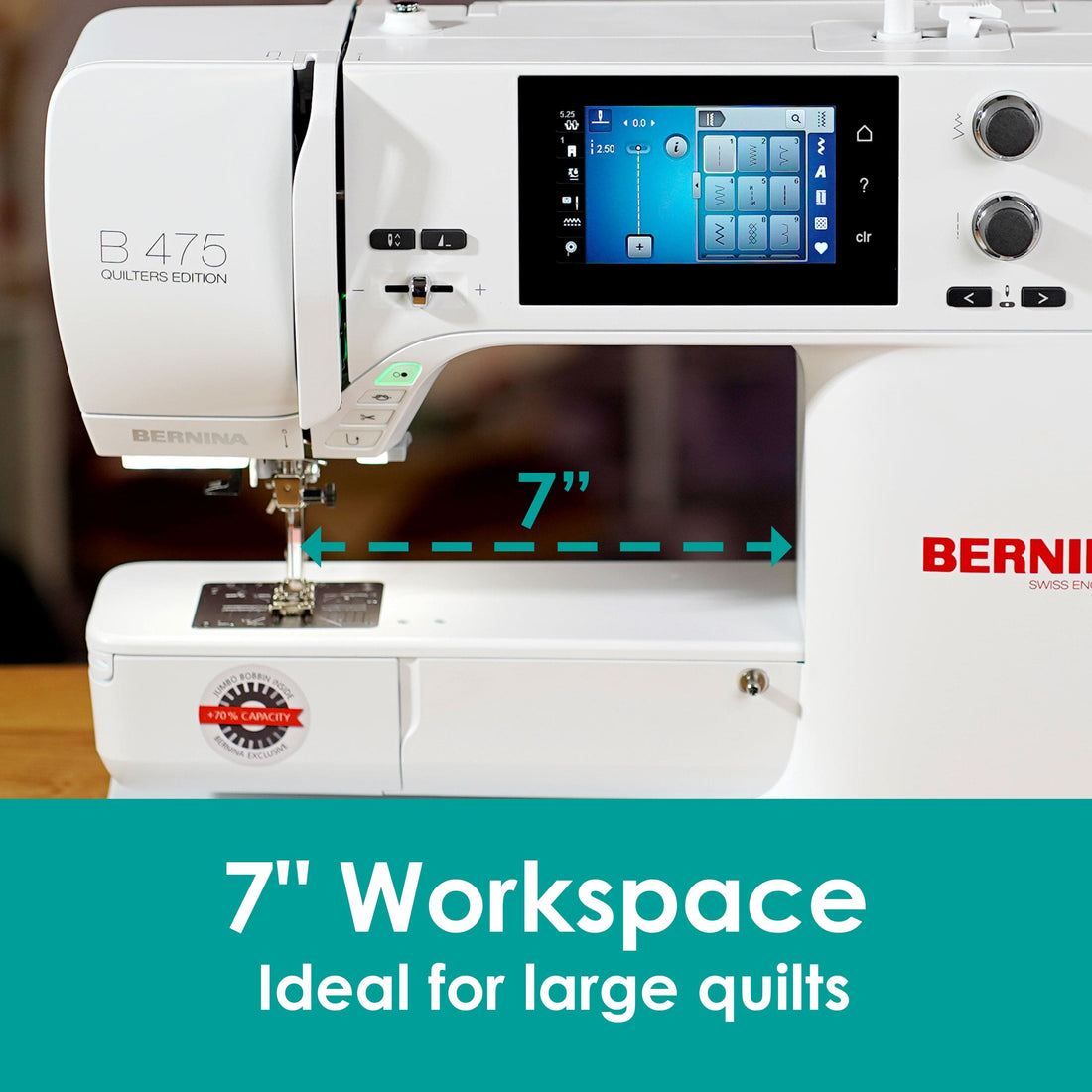 Bernina Sewing Machines Bernina 475 QE Sewing Machine  - The Sewing Studio