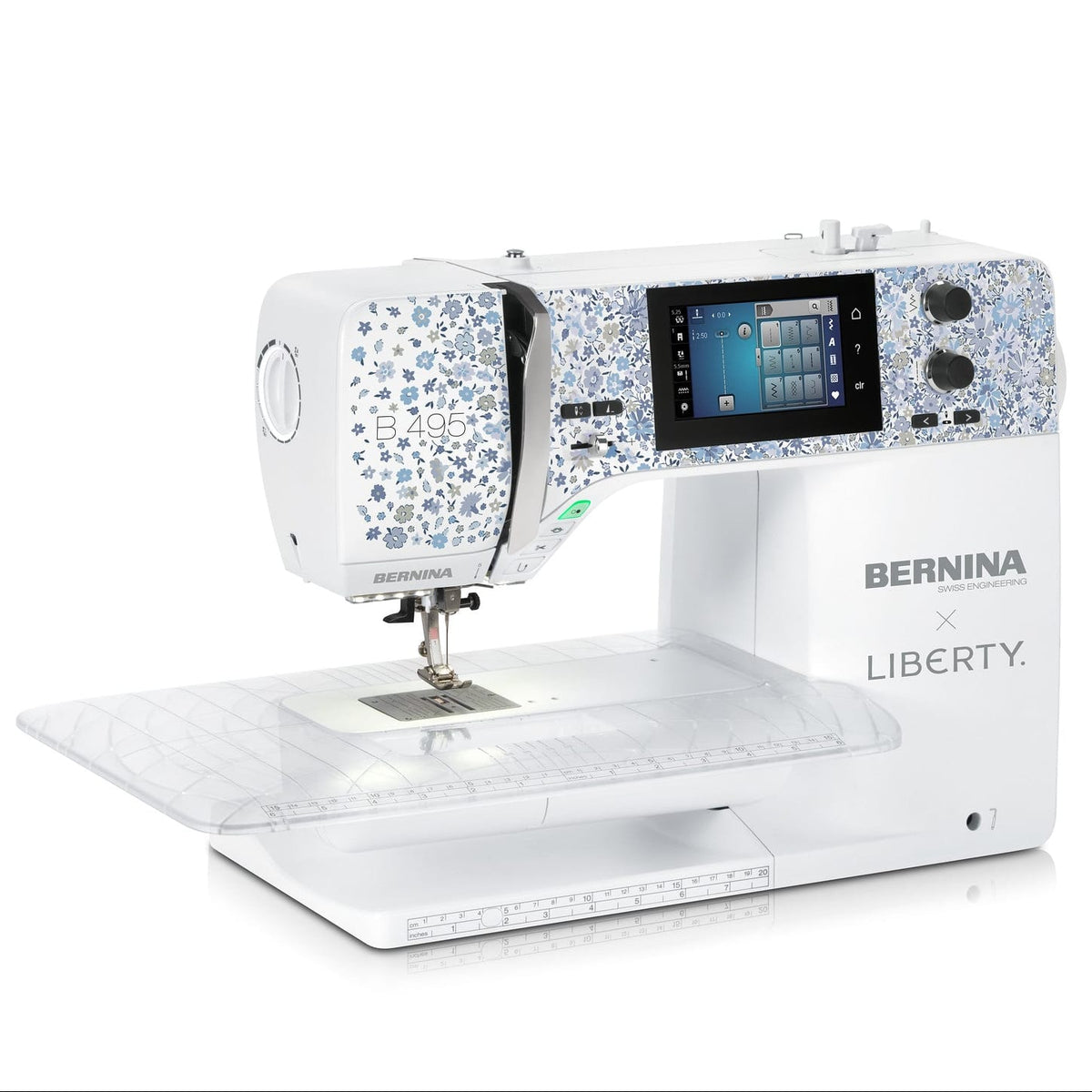 Bernina Liberty sewing machine on a white background