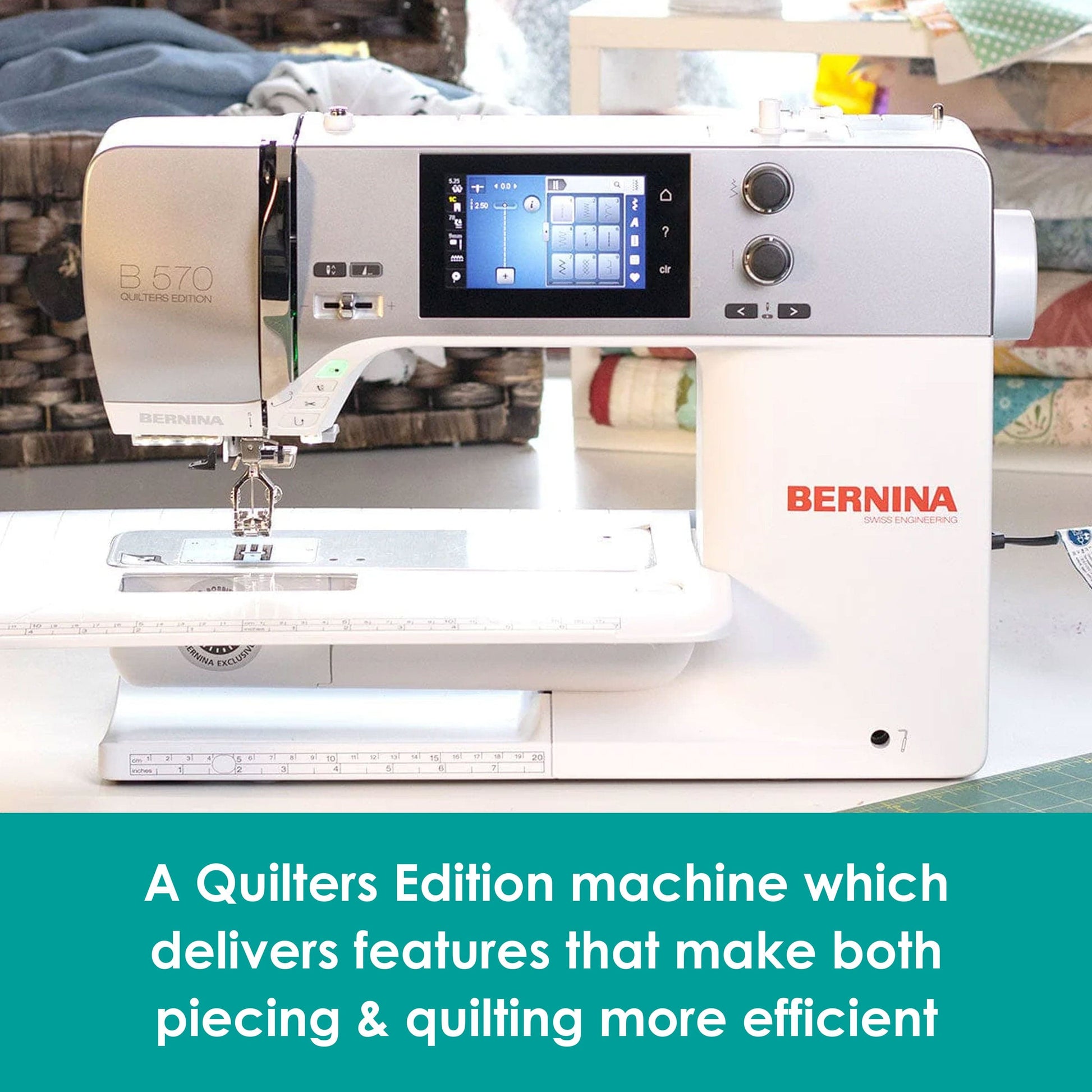 Bernina Sewing Machines Bernina 570 QE Sewing Machine  - The Sewing Studio