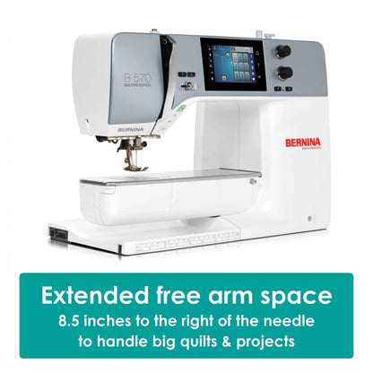 Bernina Sewing Machines Bernina 570 QE Sewing Machine  - The Sewing Studio