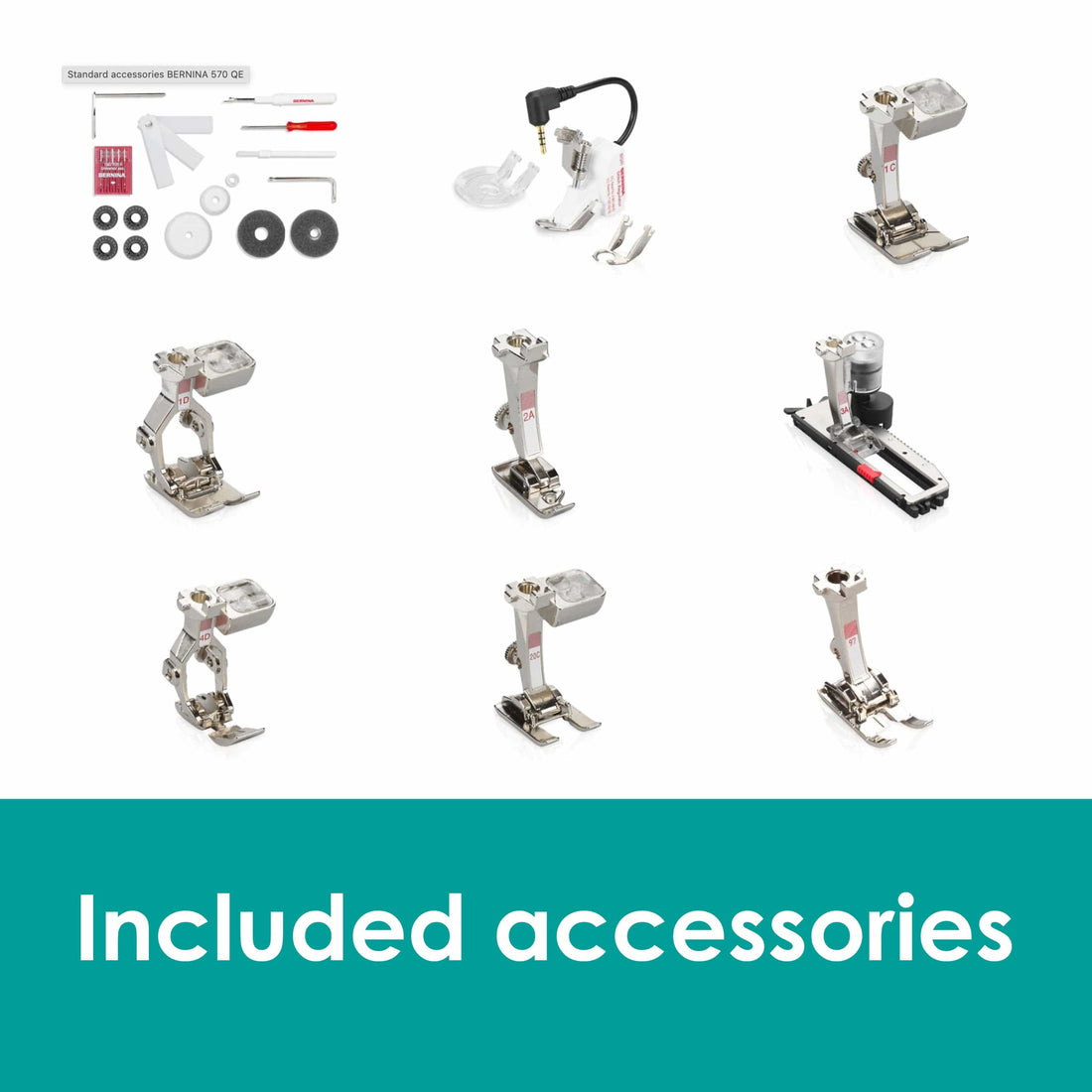 Bernina Sewing Machines Bernina 570 QE Sewing Machine  - The Sewing Studio