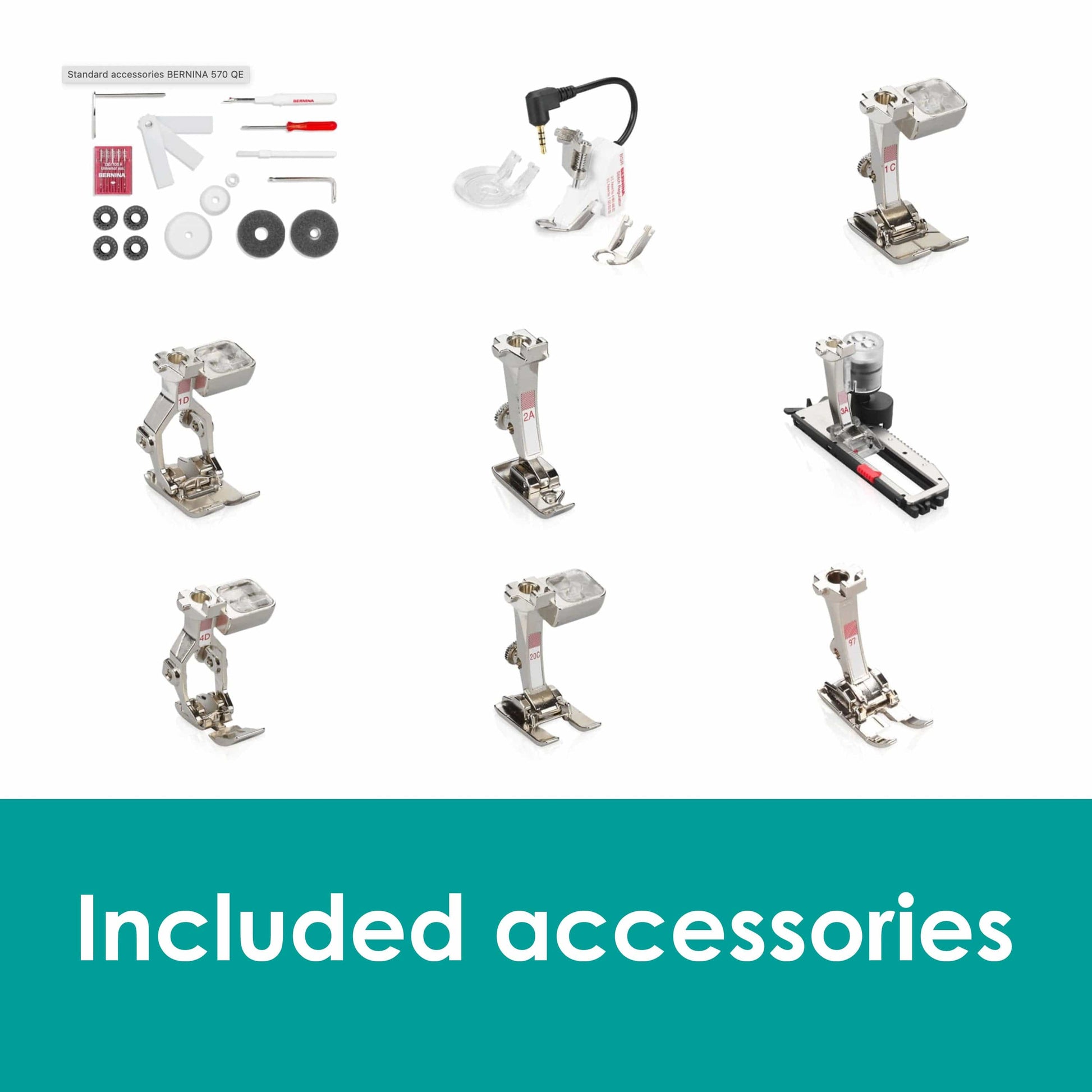 Bernina Sewing Machines Bernina 570 QE Sewing Machine  - The Sewing Studio