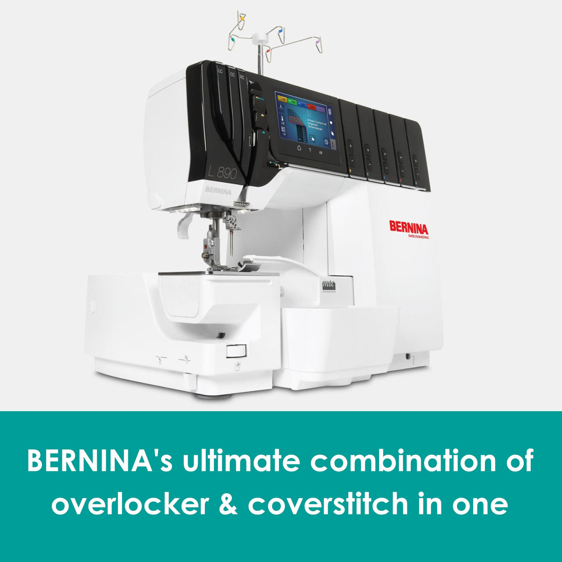 Bernina Sewing Machines Bernina L890 Overlocker & Coverstitch Machine  - The Sewing Studio