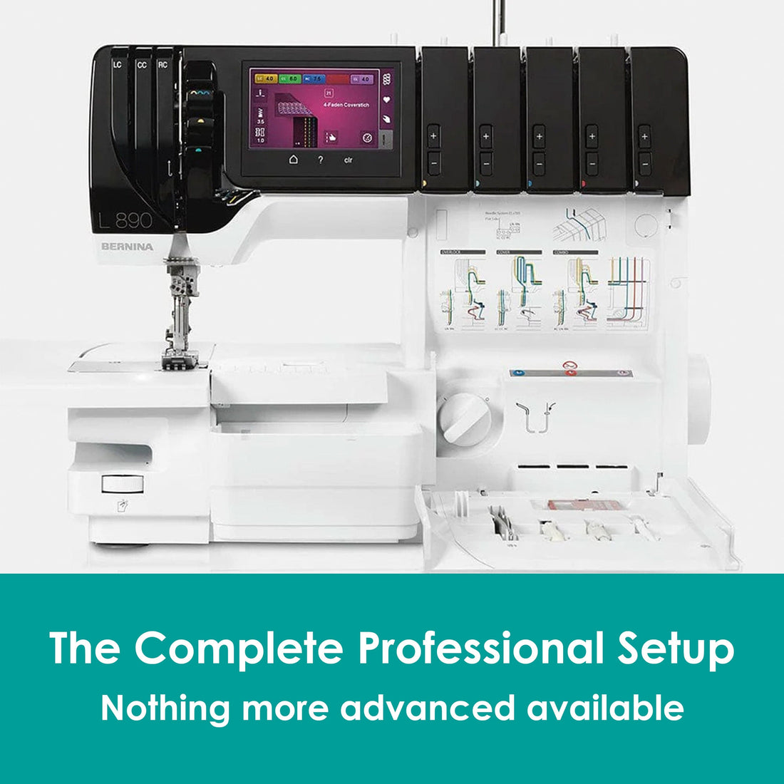 Bernina Sewing Machines Bernina L890 Overlocker & Coverstitch Machine  - The Sewing Studio