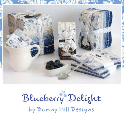 Moda Blueberry Delight Berry Ticking Cornflower 3037-16 Lifestyle Image