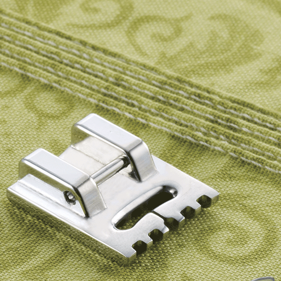 Brother Sewing Machine Accessories Brother 7mm Pin Tuck Foot F069 (5-groove)  - The Sewing Studio