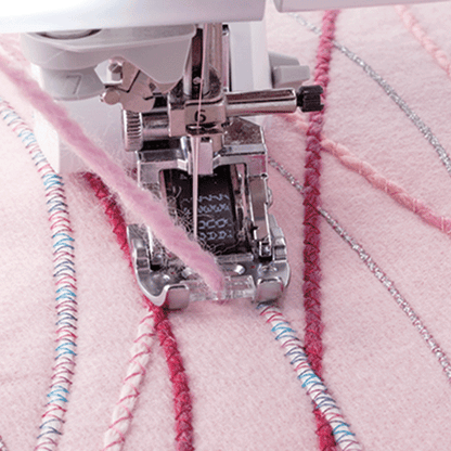 Brother Sewing Machine Accessories Brother Couching Dual Feed Foot F074  - The Sewing Studio