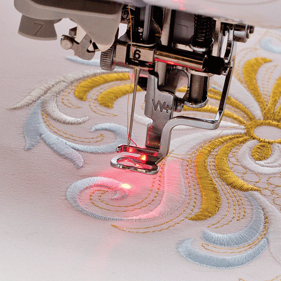 Brother Sewing Machine Accessories Brother Embroidery foot with LED Pointer FLED1  - The Sewing Studio