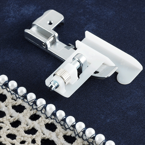 Brother Sewing Machine Accessories Brother Overlocker Pearls and Sequins Foot SA211  - The Sewing Studio