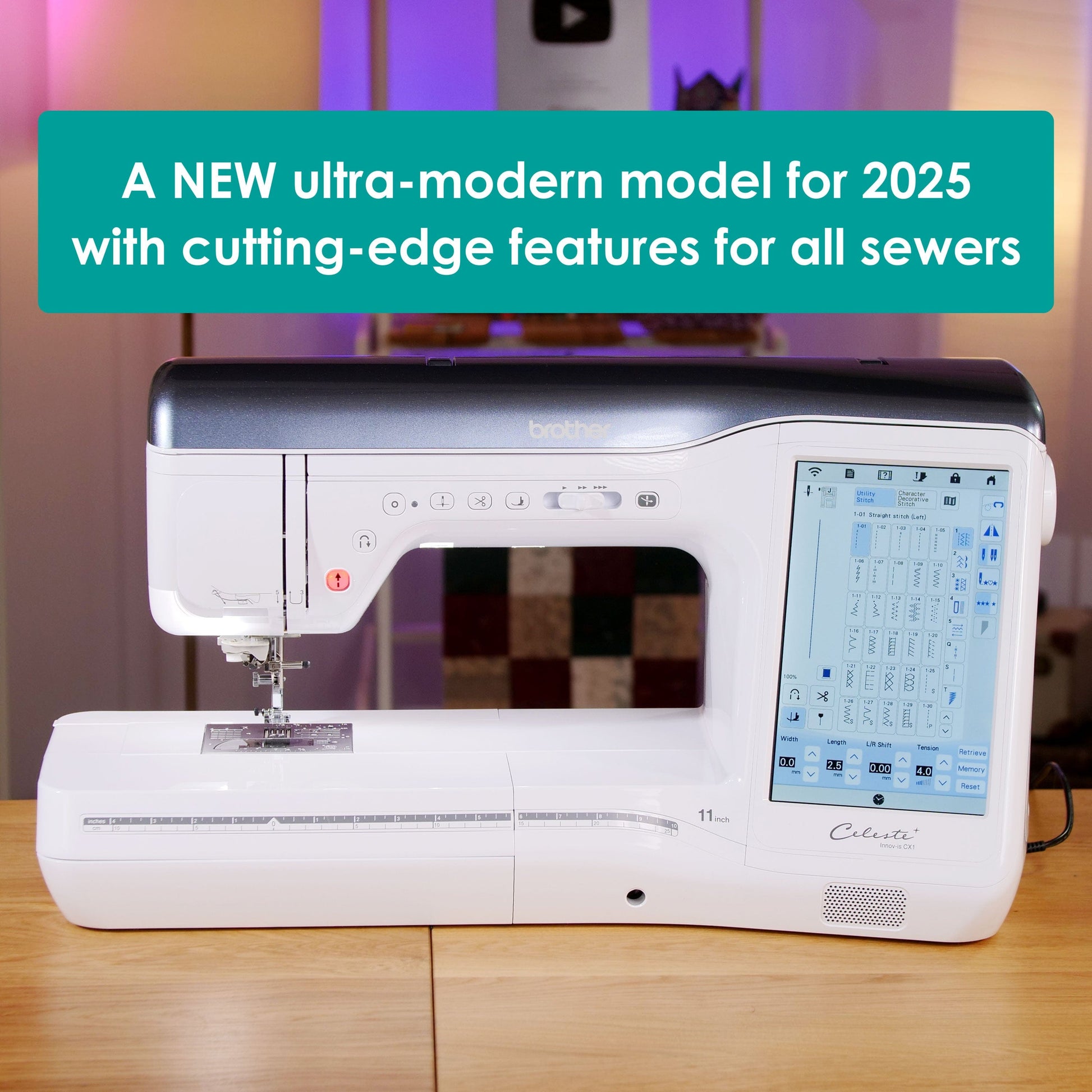 Brother Sewing Machines Brother Celeste CX1 Sewing Machine  - The Sewing Studio