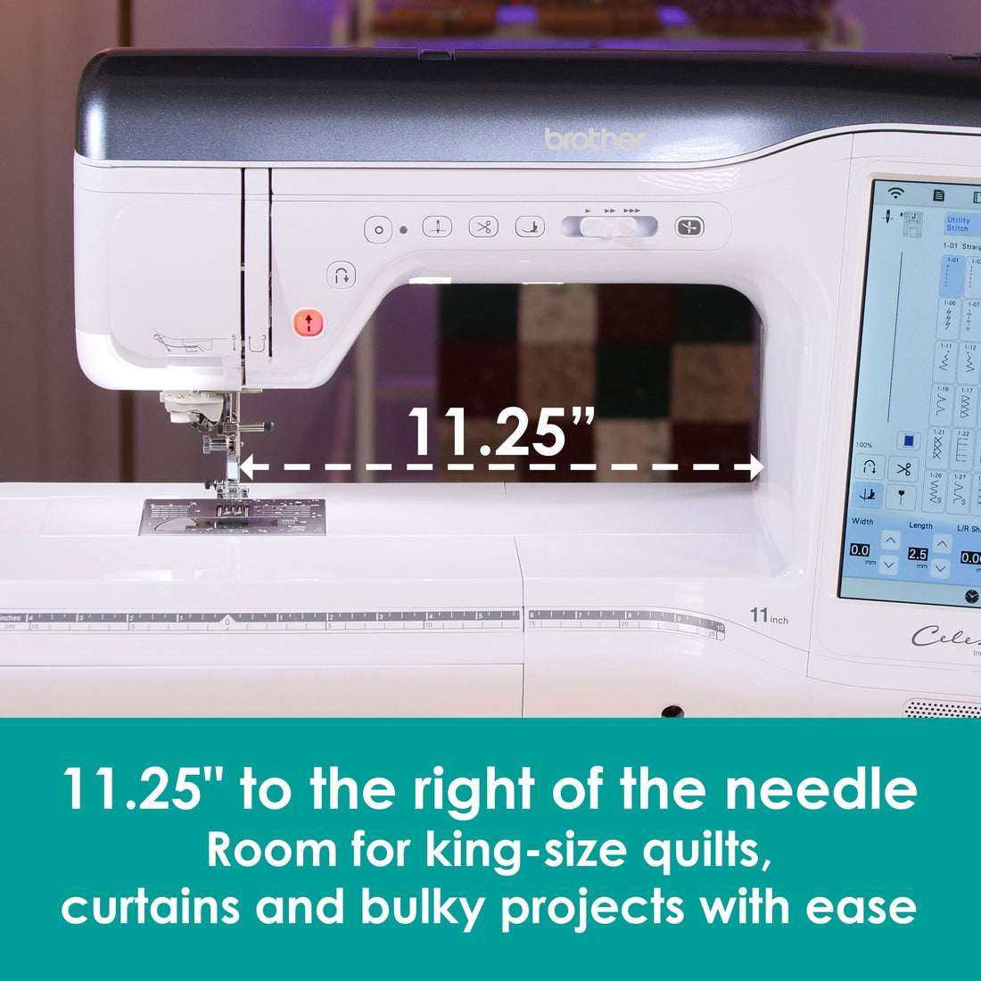Brother Sewing Machines Brother Celeste CX1 Sewing Machine  - The Sewing Studio