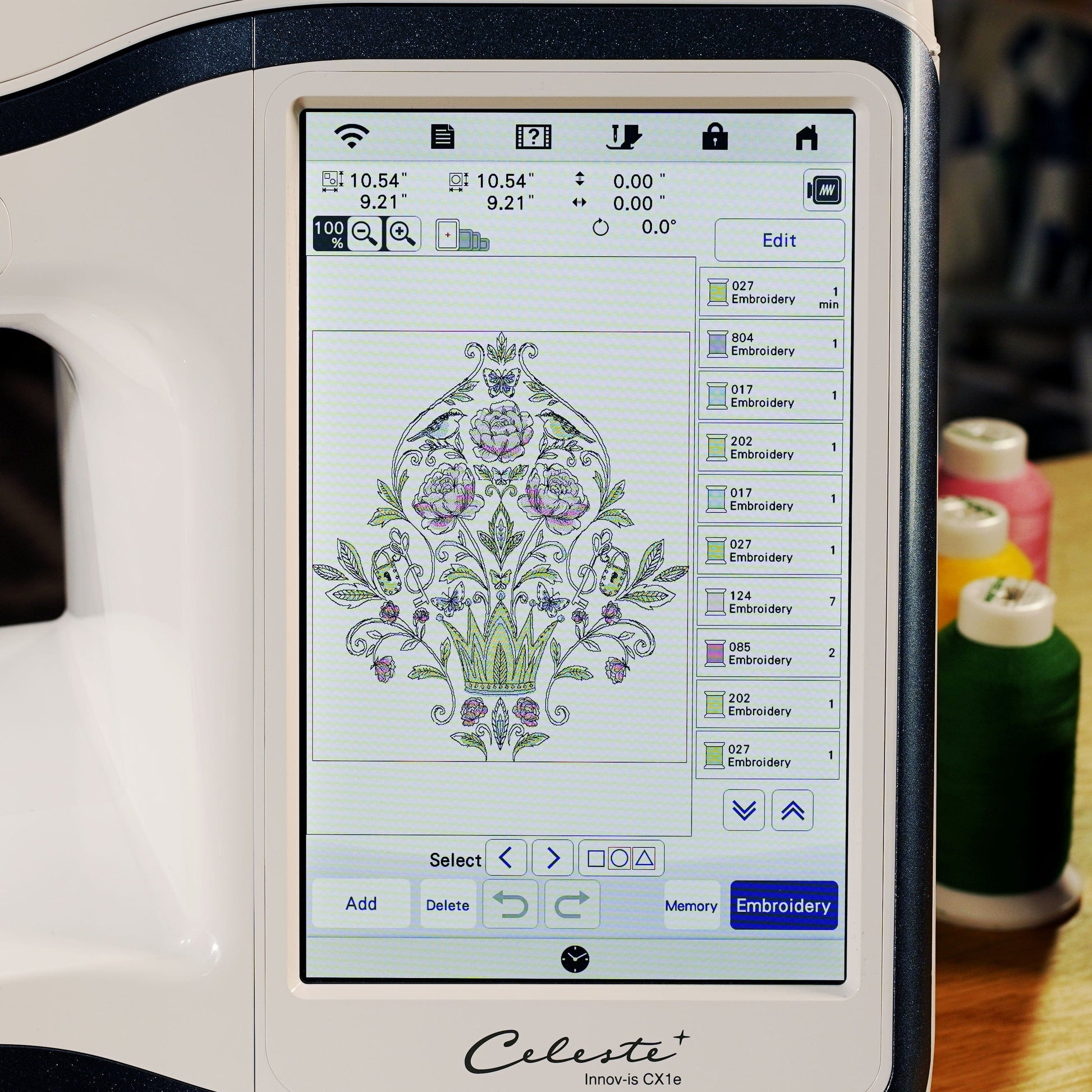 Brother Sewing Machines Brother Celeste CX1e Embroidery Machine  - The Sewing Studio