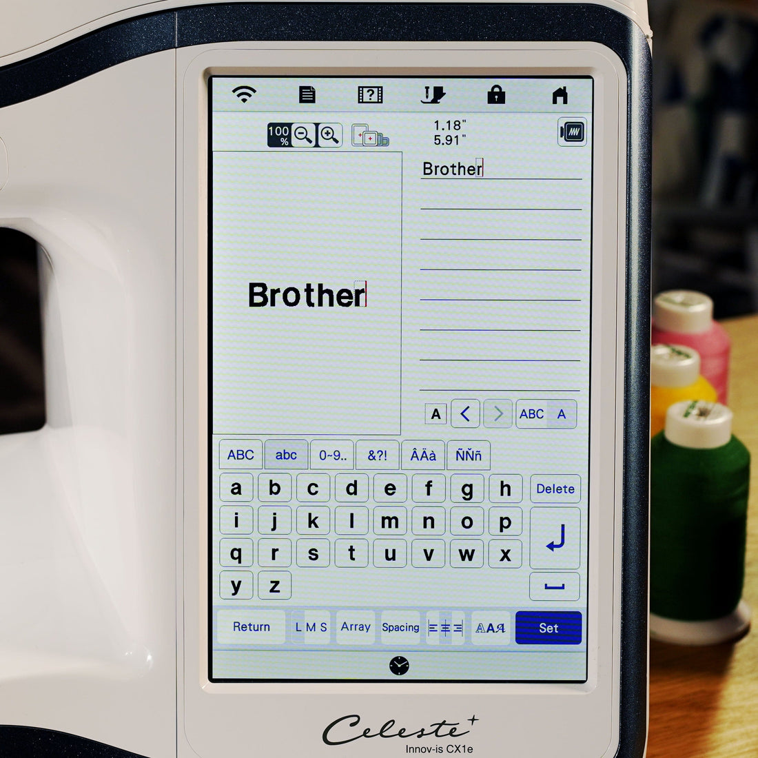 Brother Sewing Machines Brother Celeste CX1e Embroidery Machine  - The Sewing Studio