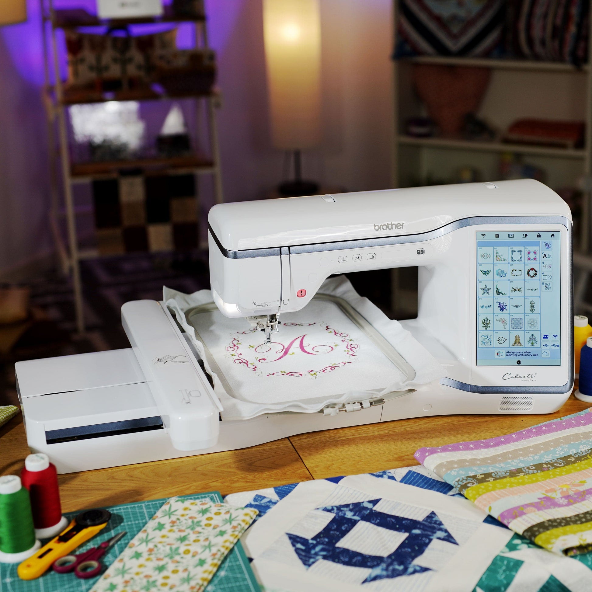 Brother Sewing Machines Brother Celeste CX1e Embroidery Machine  - The Sewing Studio