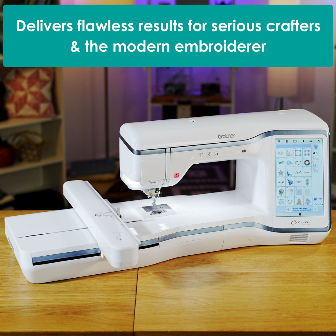 Brother Sewing Machines Brother Celeste CX1e Embroidery Machine  - The Sewing Studio