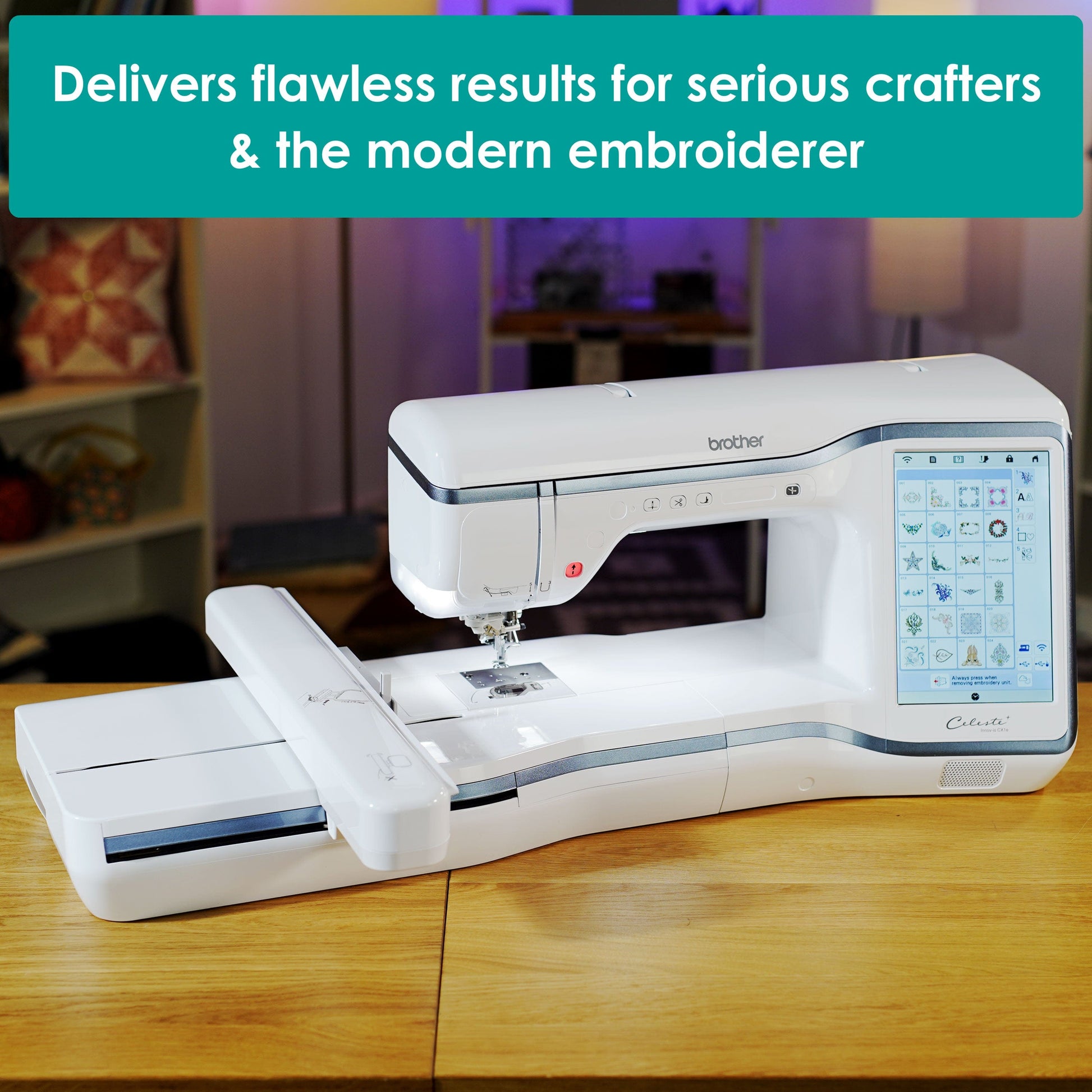 Brother Sewing Machines Brother Celeste CX1e Embroidery Machine  - The Sewing Studio