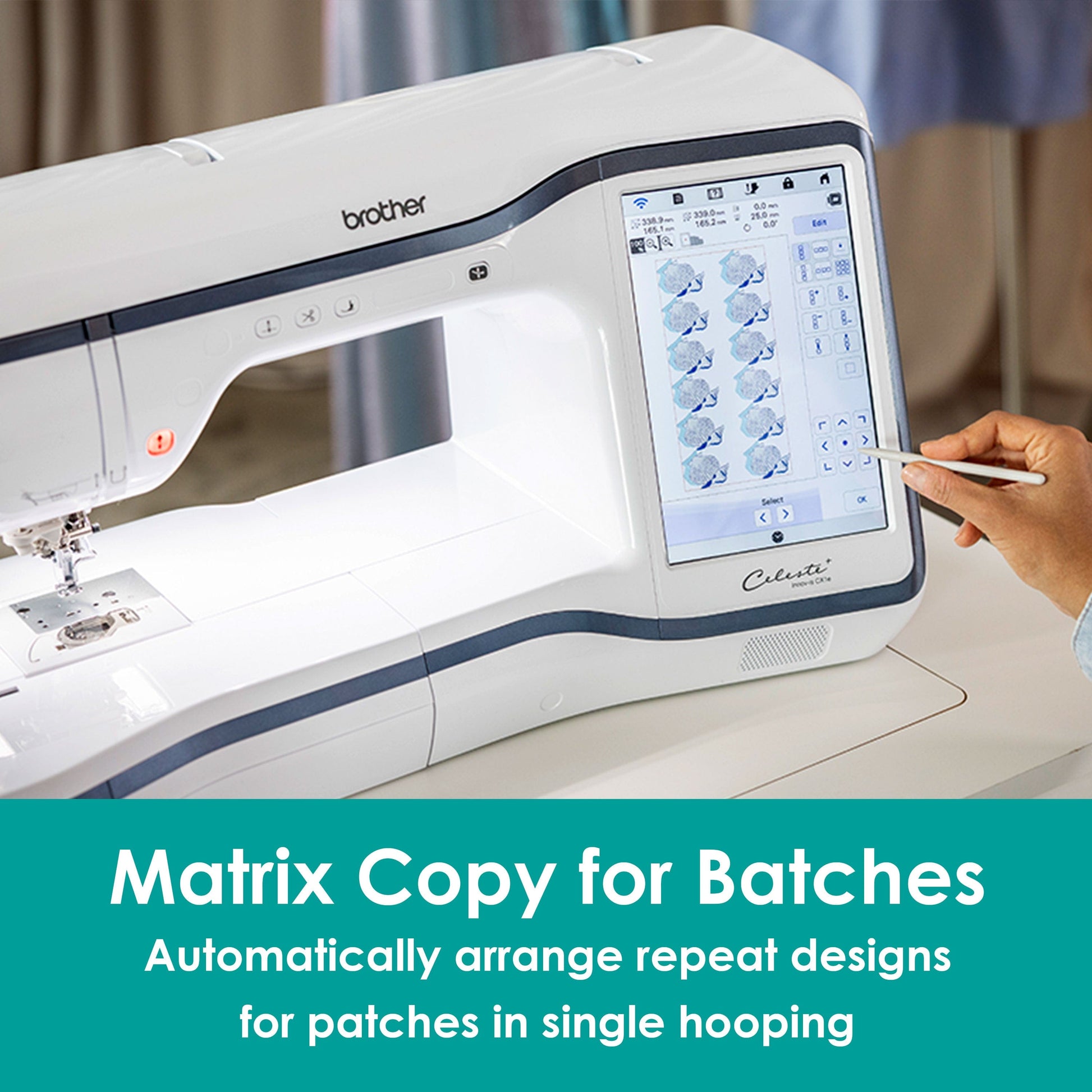 Brother Sewing Machines Brother Celeste CX1e Embroidery Machine  - The Sewing Studio