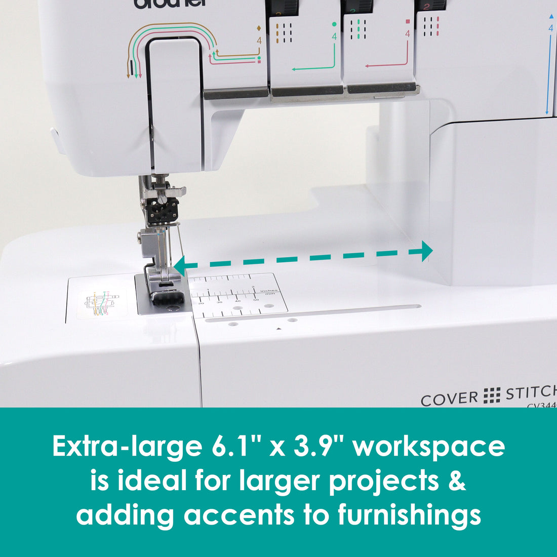 Brother CV3440 Coverstitch Machine