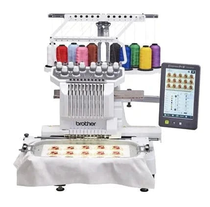 Brother Sewing Machines Brother Entrepreneur Pro W PR1060W 10-Needle Embroidery Machine  - The Sewing Studio