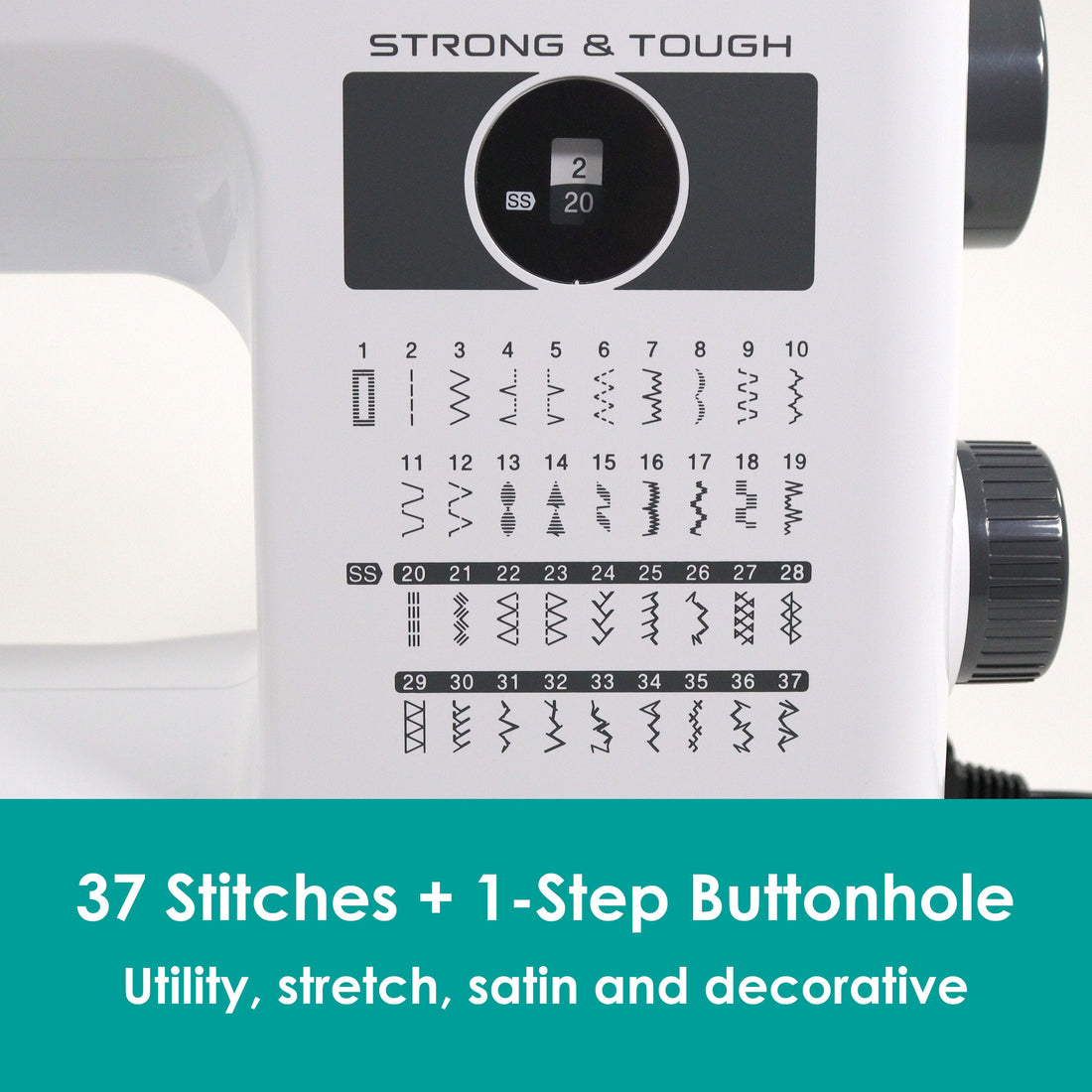 Brother HF37 Strong & Tough Sewing Machine
