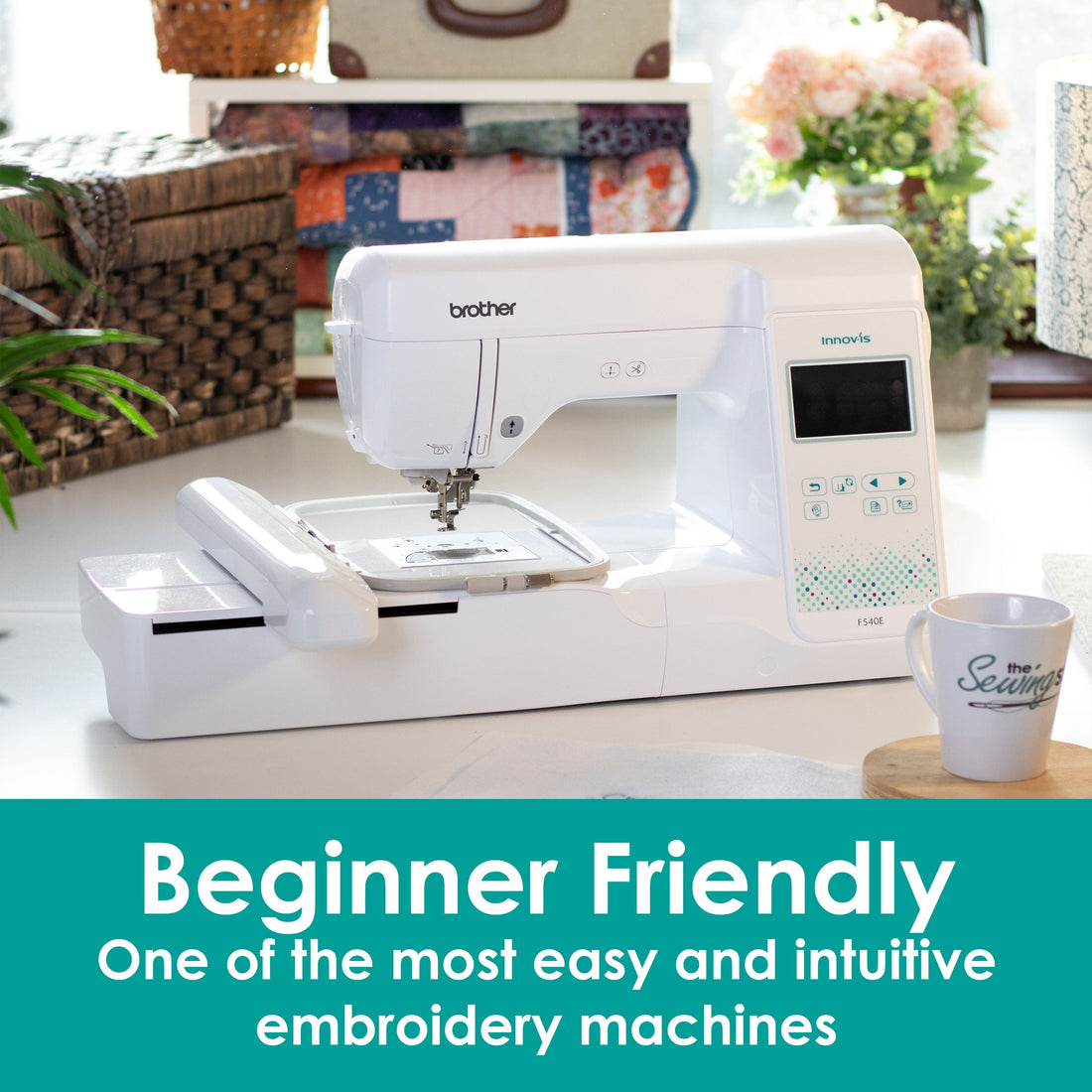 Brother Sewing Machines Brother Innov-is F540E Embroidery Machine  - The Sewing Studio