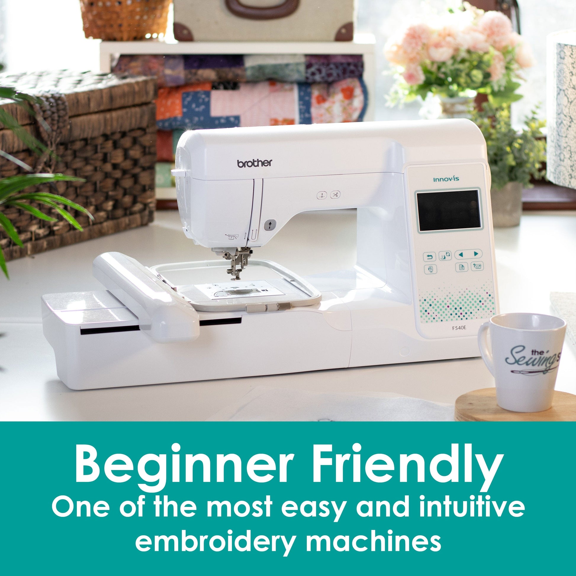Brother Sewing Machines Brother Innov-is F540E Embroidery Machine  - The Sewing Studio