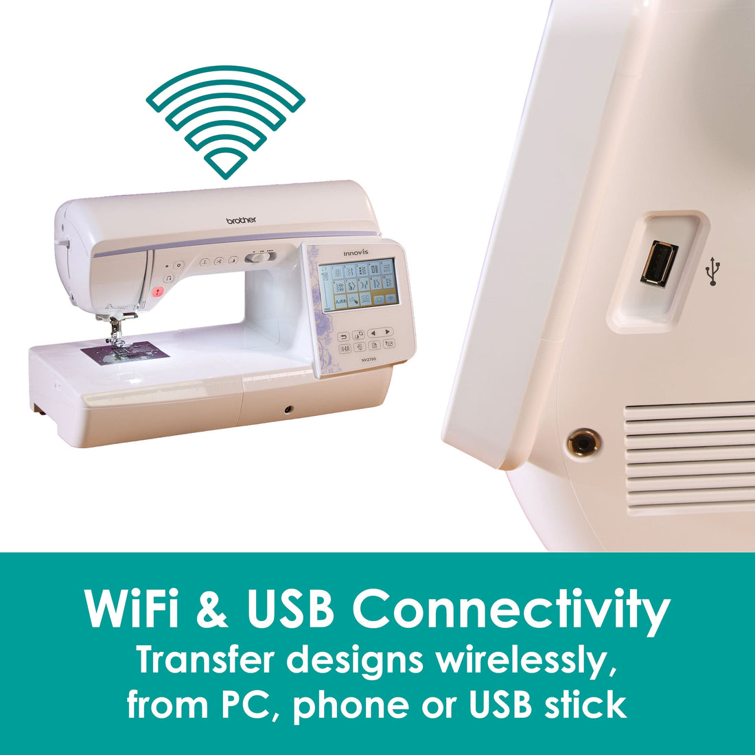 Brother Sewing Machines Brother Innov-is NV2700 Sewing & Embroidery Machine  - The Sewing Studio