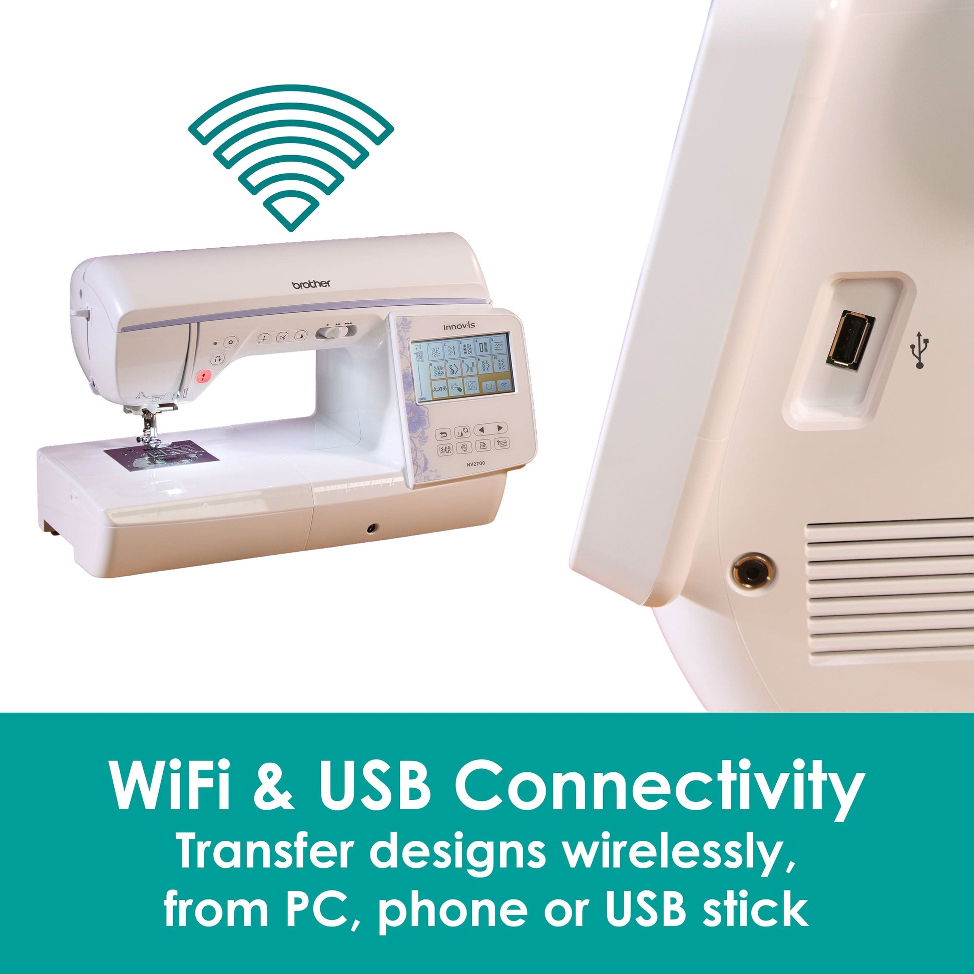 Brother Sewing Machines Brother Innov-is NV2700 Sewing & Embroidery Machine  - The Sewing Studio