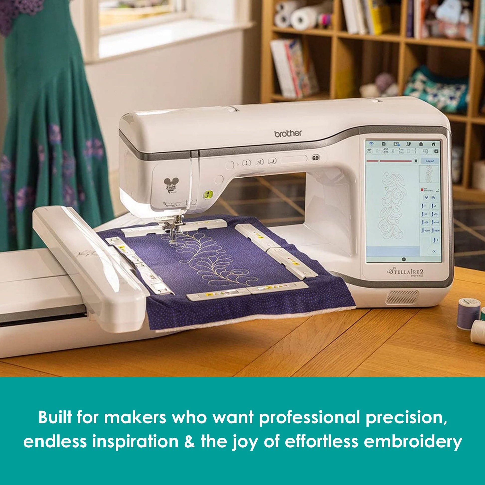Brother Sewing Machines Brother Innov-is Stellaire XE2 Embroidery Only Machine  - The Sewing Studio
