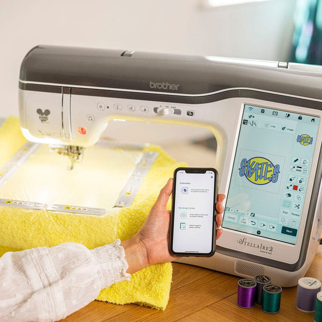 Brother Sewing Machines Brother Innov-is Stellaire XE2 Embroidery Only Machine  - The Sewing Studio