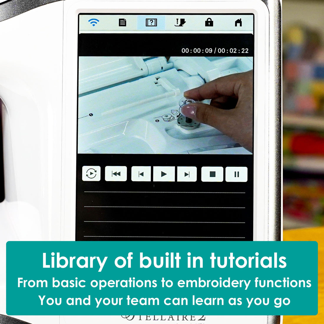 Brother Sewing Machines Brother Innov-is Stellaire XE2 Embroidery Only Machine  - The Sewing Studio