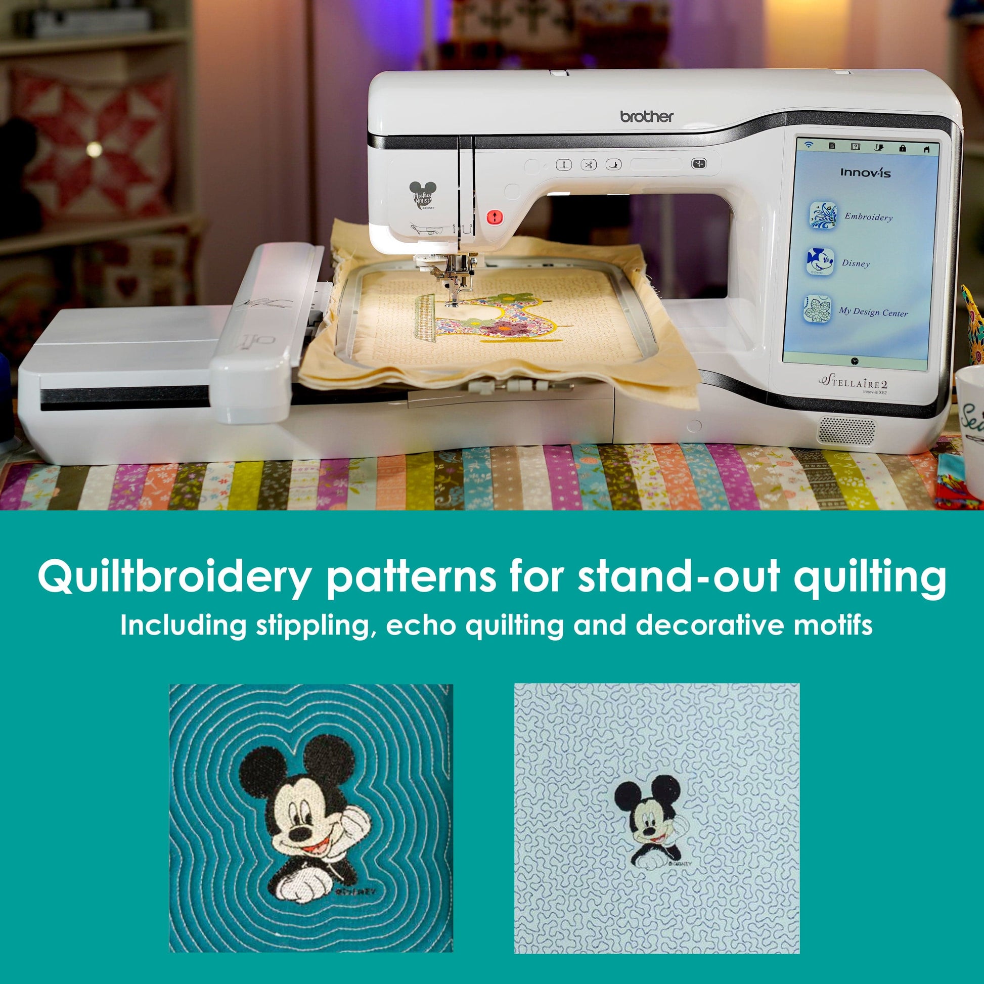 Brother Sewing Machines Brother Innov-is Stellaire XE2 Embroidery Only Machine  - The Sewing Studio