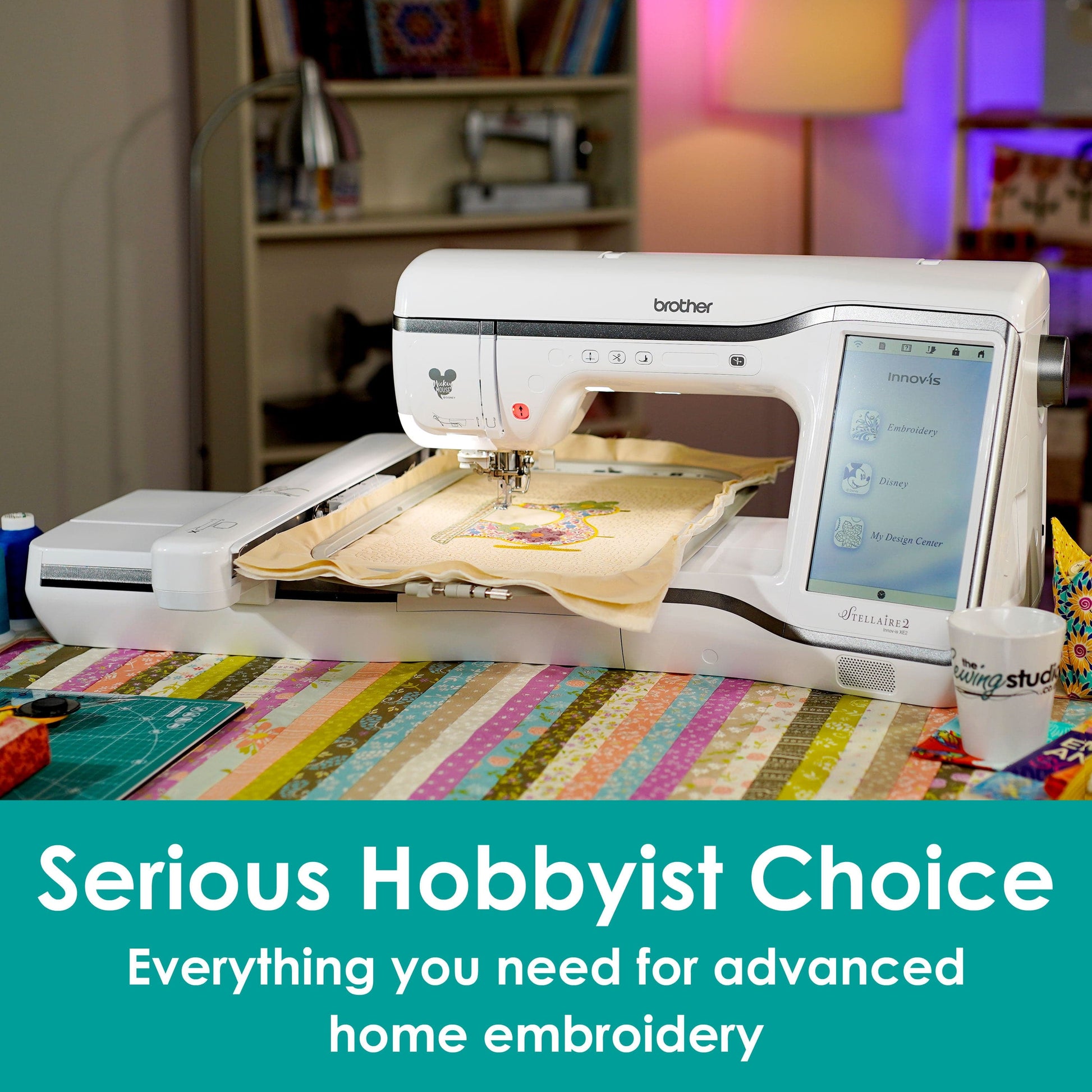 Brother Sewing Machines Brother Innov-is Stellaire XE2 Embroidery Only Machine  - The Sewing Studio