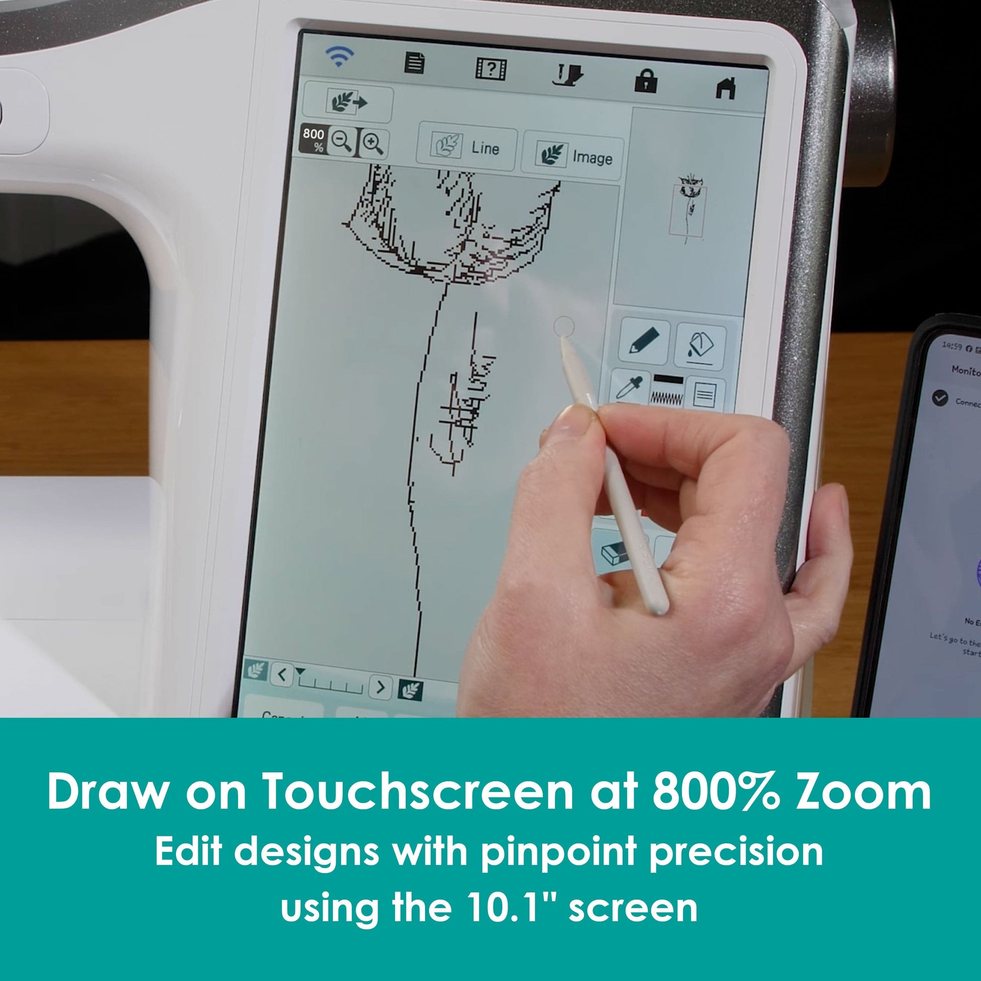 Brother Sewing Machines Brother Innov-is Stellaire XE2 Embroidery Only Machine  - The Sewing Studio