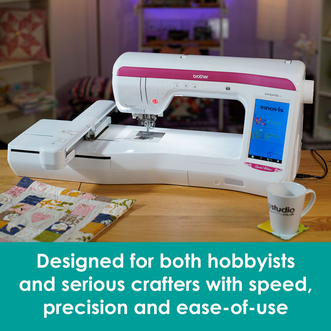 Brother Sewing Machines Brother Innov-is V3LE Embroidery Machine  - The Sewing Studio