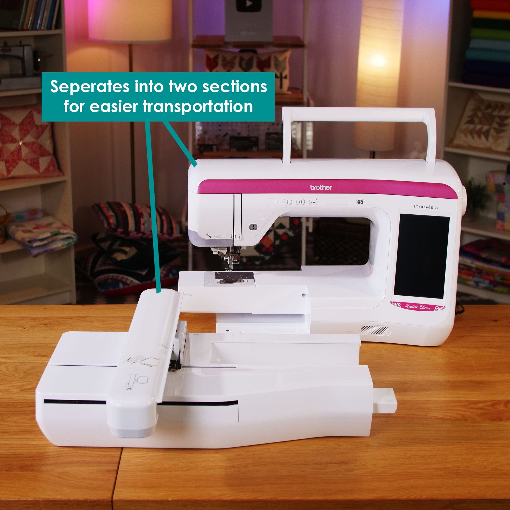 Brother Sewing Machines Brother Innov-is V3LE Embroidery Only Machine  - The Sewing Studio