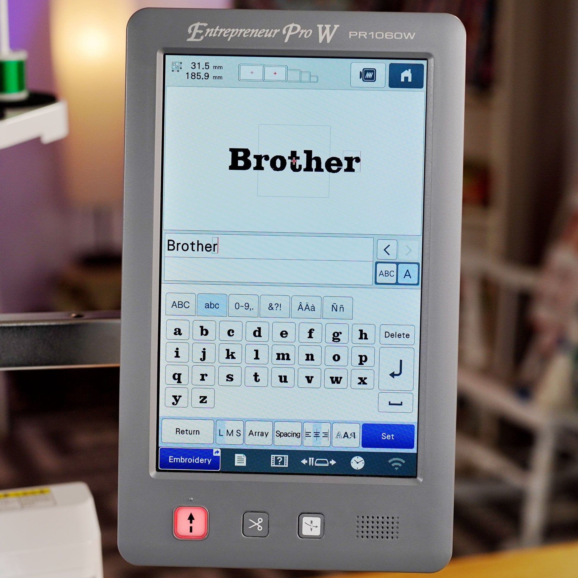 Brother Sewing Machines Brother PR1060W Entrepreneur Pro W 10-Needle Embroidery Machine  - The Sewing Studio