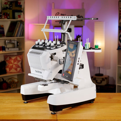 Brother Sewing Machines Brother PR1060W Entrepreneur Pro W 10-Needle Embroidery Machine  - The Sewing Studio