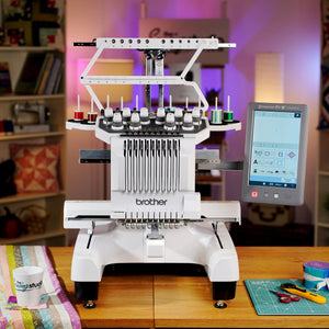 Brother Sewing Machines Brother PR1060W Entrepreneur Pro W 10-Needle Embroidery Machine  - The Sewing Studio