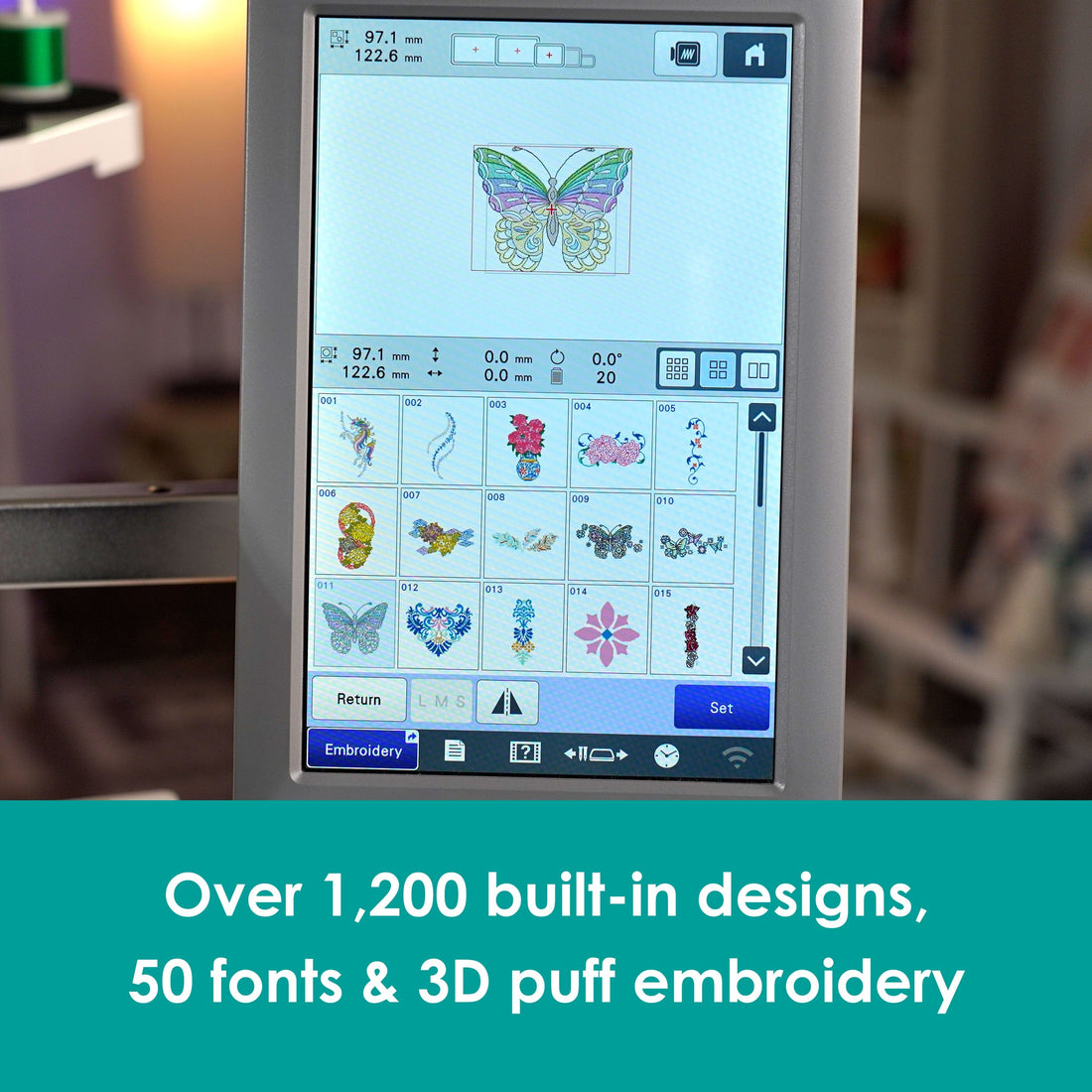 Brother Sewing Machines Brother PR1060W Entrepreneur Pro W 10-Needle Embroidery Machine  - The Sewing Studio