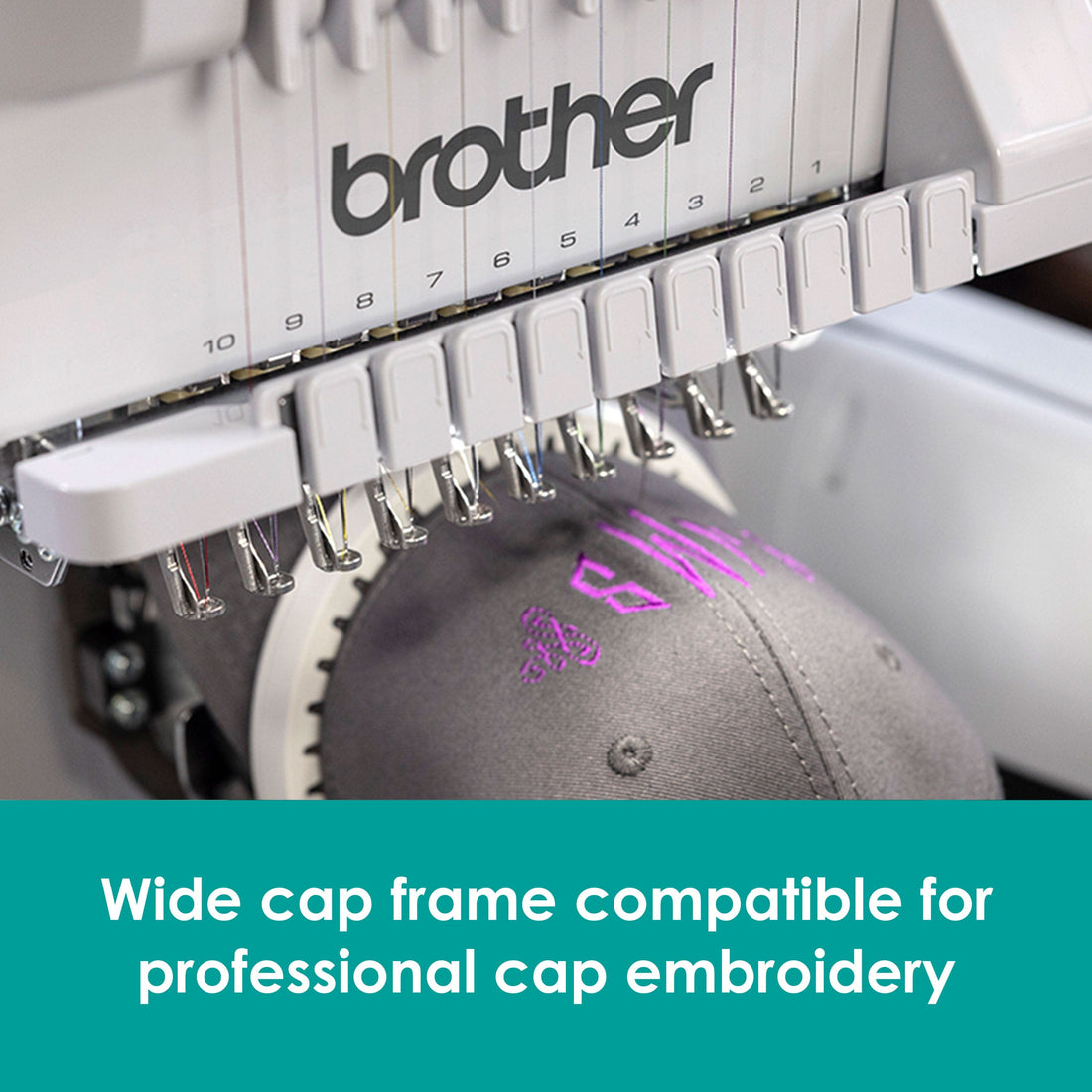 Brother Sewing Machines Brother PR1060W Entrepreneur Pro W 10-Needle Embroidery Machine  - The Sewing Studio