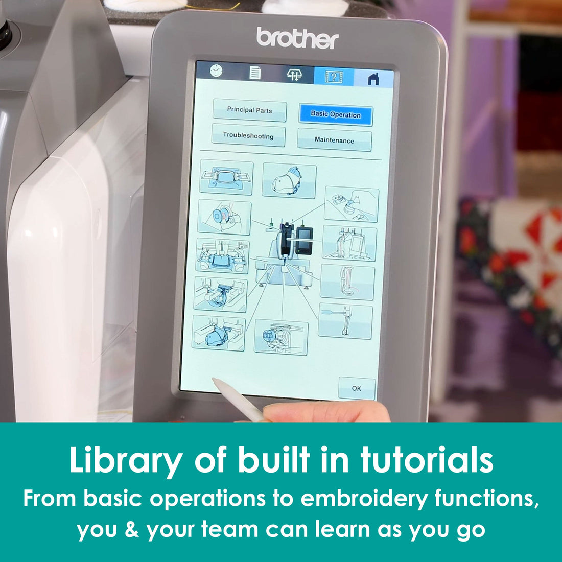 Brother Sewing Machines Brother PR1X Embroidery Only Machine  - The Sewing Studio